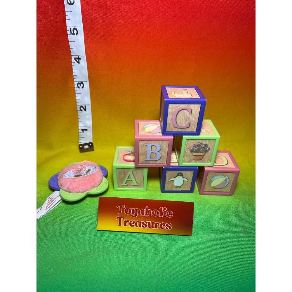 American Girl Bitty Baby Toy Picture Blocks & Teether Toy